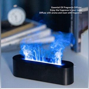 Flame Stimulation Diffuser USB (Black) & Laguna Moon essential oil set